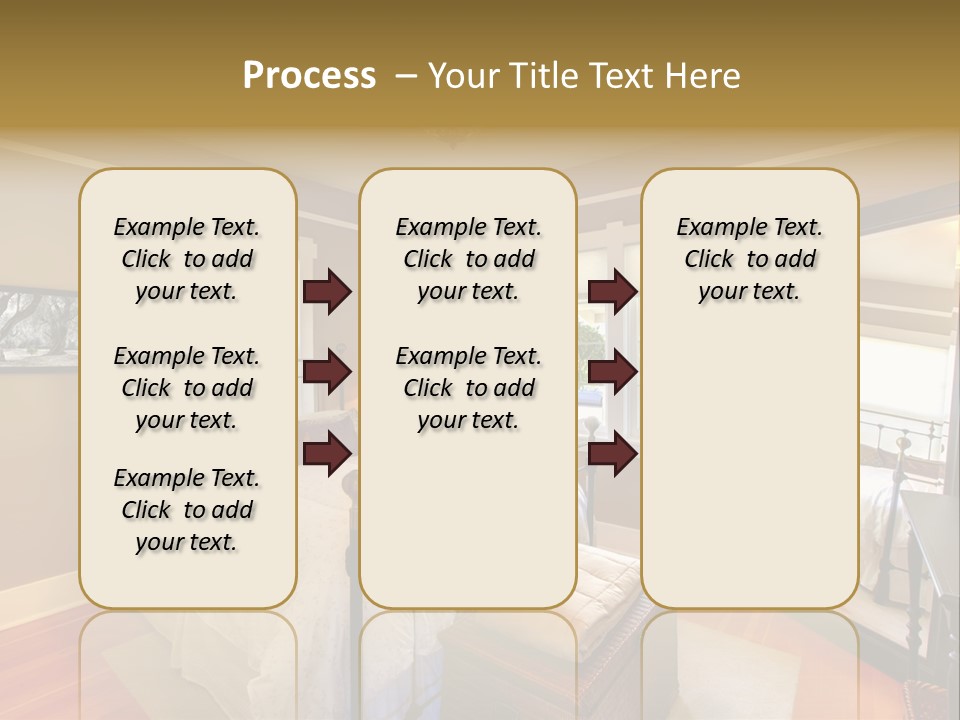 Model Bed Flower PowerPoint Template