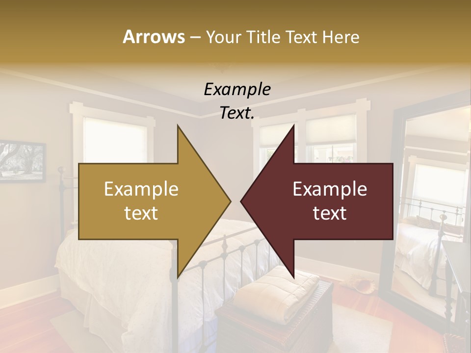 Model Bed Flower PowerPoint Template