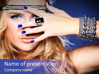 Bangle Charming Y PowerPoint Template