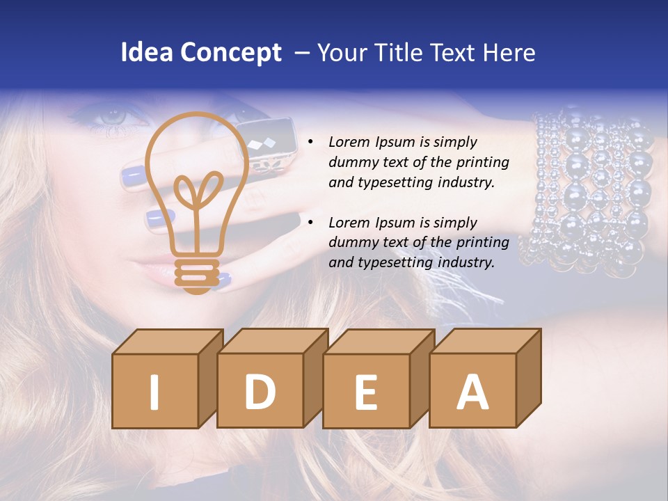 Bangle Charming Y PowerPoint Template