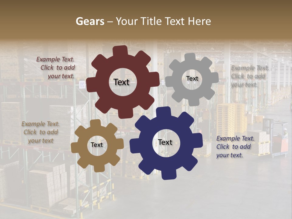 Logistic Vehicle Store PowerPoint Template