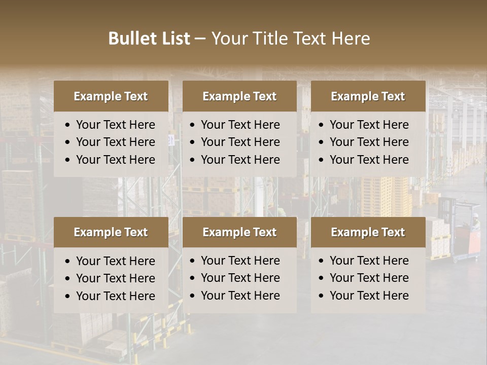 Logistic Vehicle Store PowerPoint Template