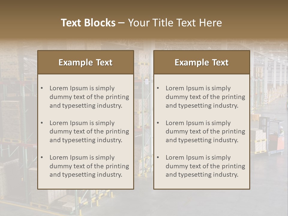 Logistic Vehicle Store PowerPoint Template