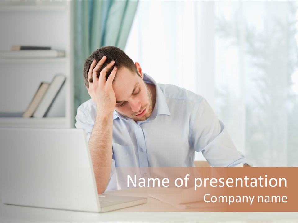 Information Home Broke PowerPoint Template