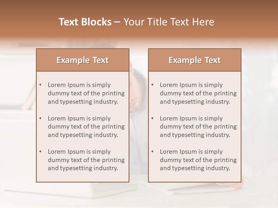 Information Home Broke PowerPoint Template