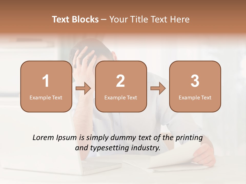 Information Home Broke PowerPoint Template