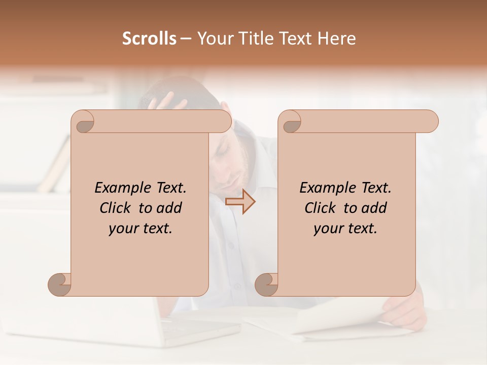 Information Home Broke PowerPoint Template