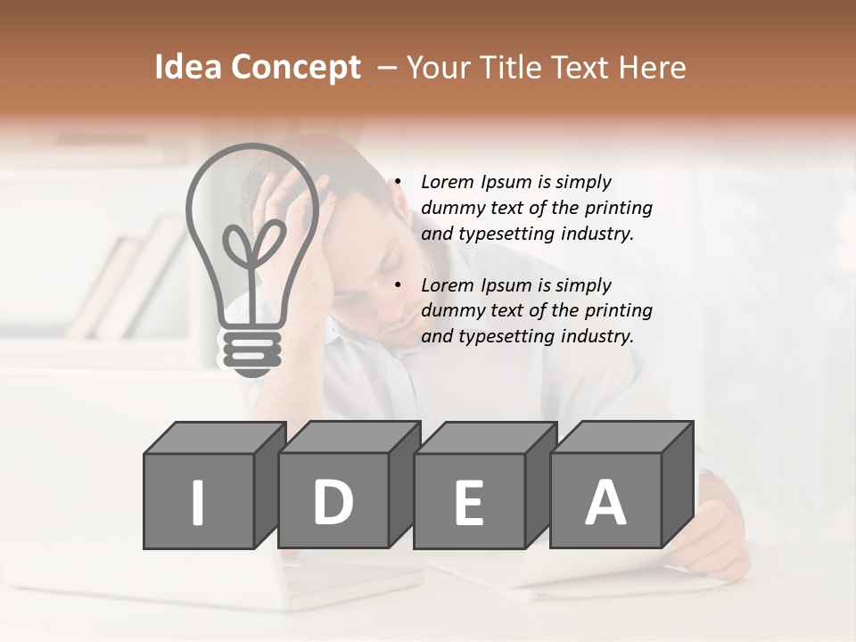 Information Home Broke PowerPoint Template