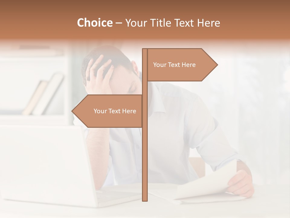 Information Home Broke PowerPoint Template