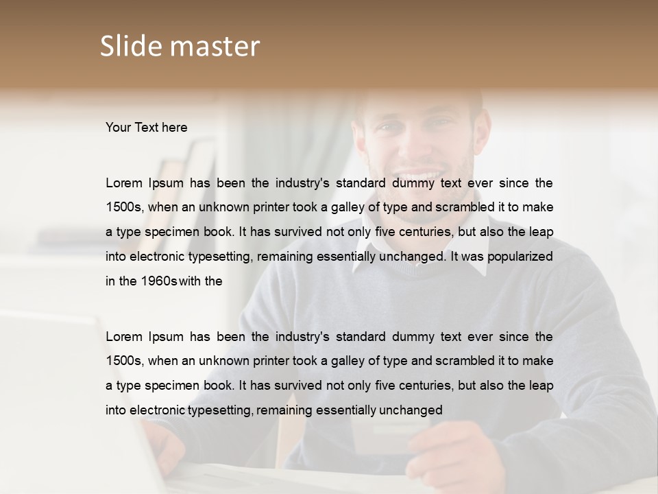 Notebook Ecommerce Business PowerPoint Template