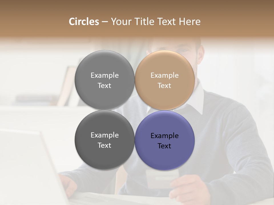 Notebook Ecommerce Business PowerPoint Template