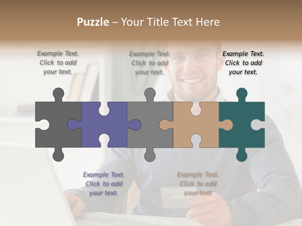Notebook Ecommerce Business PowerPoint Template