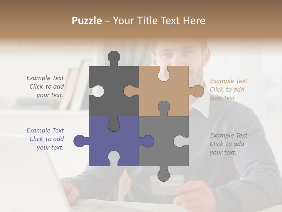 Notebook Ecommerce Business PowerPoint Template