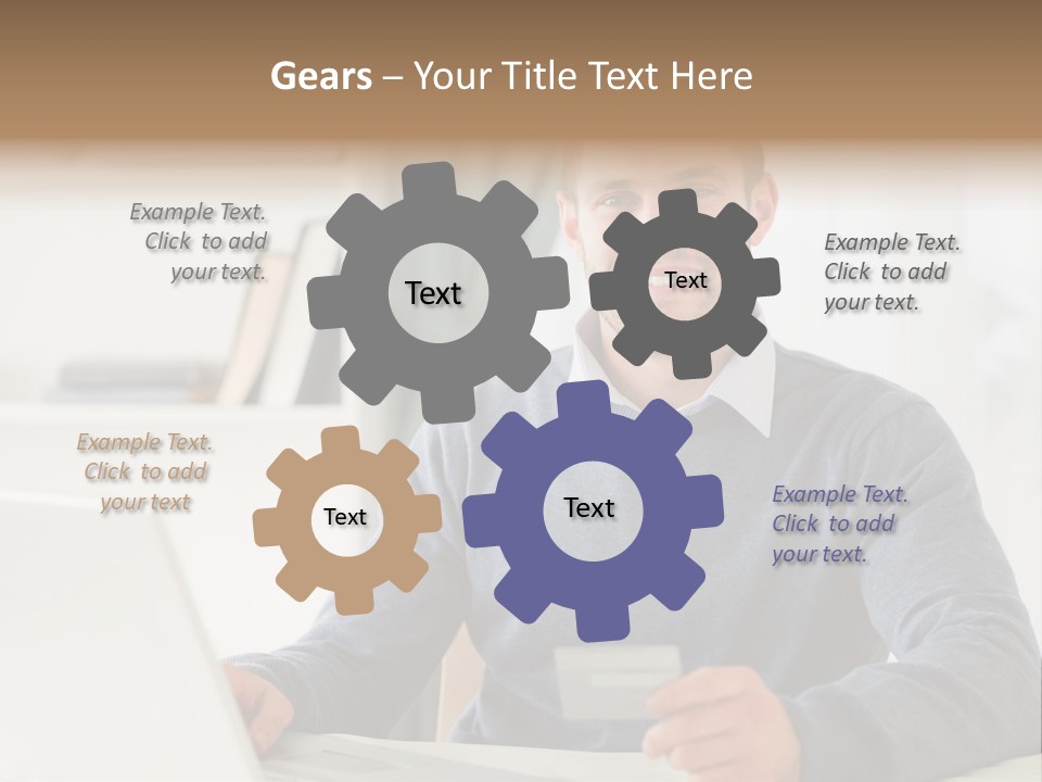 Notebook Ecommerce Business PowerPoint Template