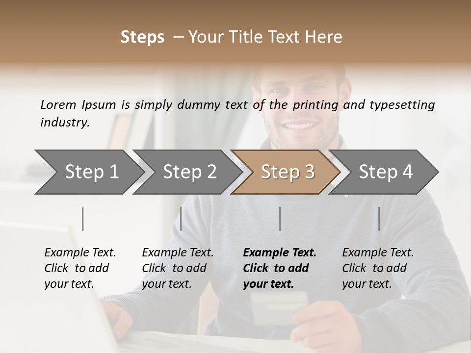 Notebook Ecommerce Business PowerPoint Template