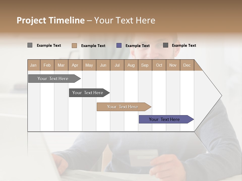 Notebook Ecommerce Business PowerPoint Template