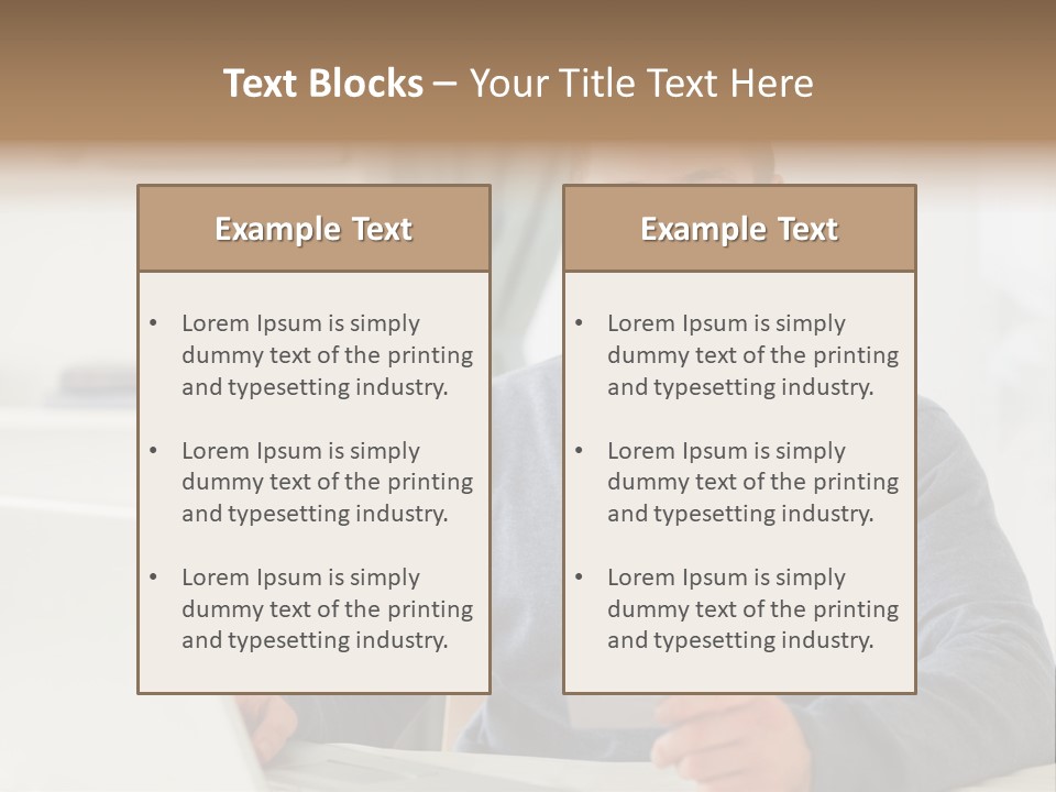 Notebook Ecommerce Business PowerPoint Template