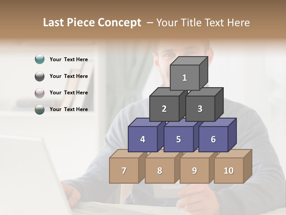 Notebook Ecommerce Business PowerPoint Template