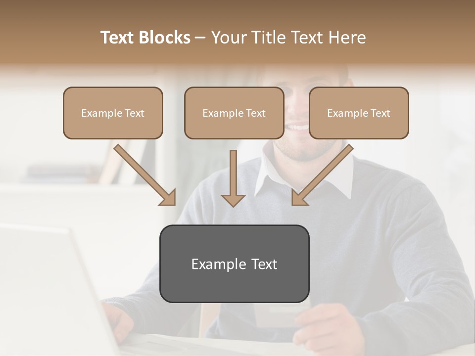 Notebook Ecommerce Business PowerPoint Template