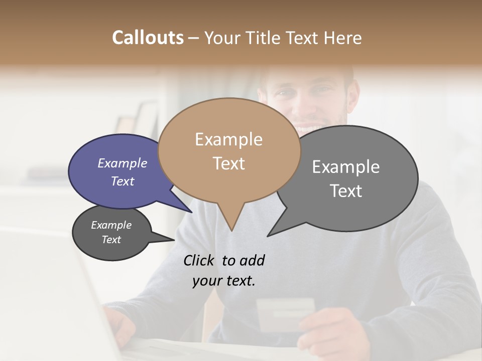 Notebook Ecommerce Business PowerPoint Template