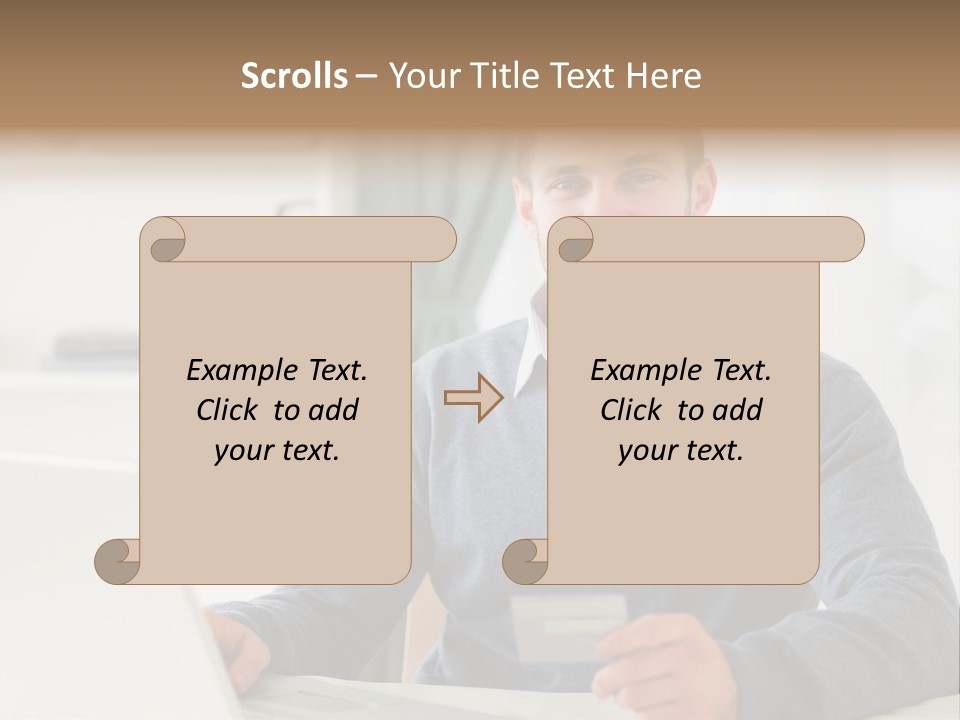 Notebook Ecommerce Business PowerPoint Template