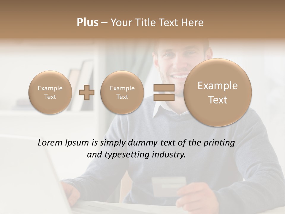 Notebook Ecommerce Business PowerPoint Template