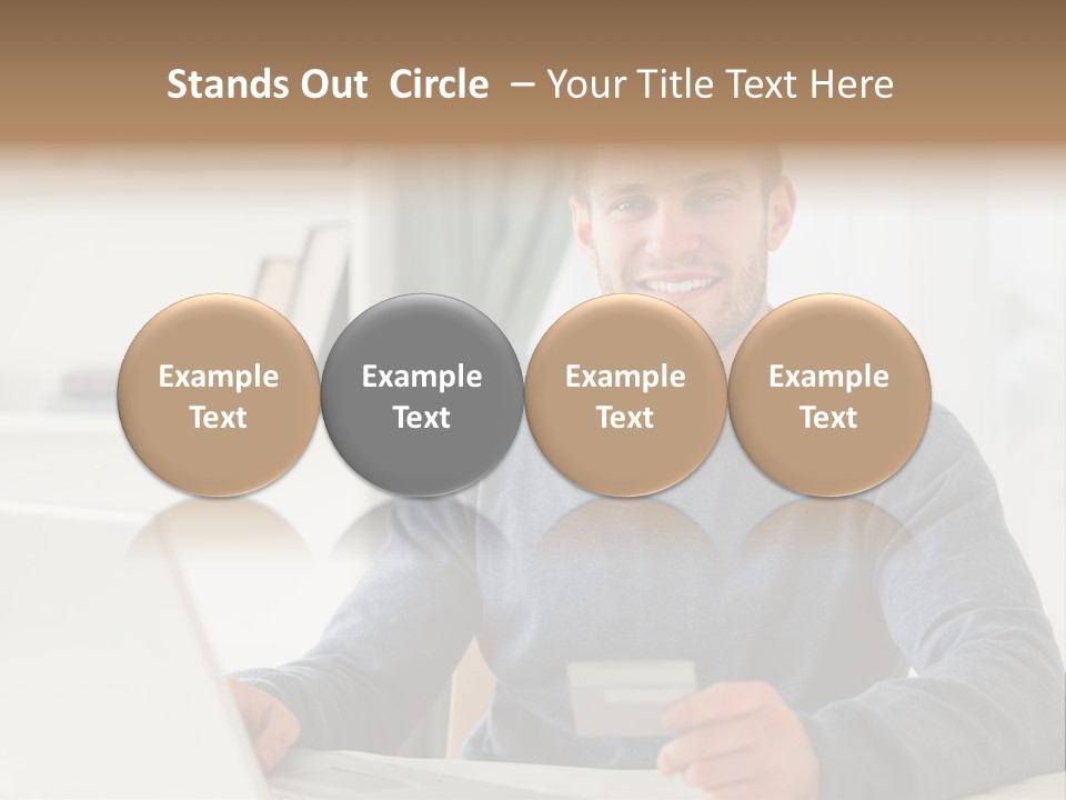 Notebook Ecommerce Business PowerPoint Template