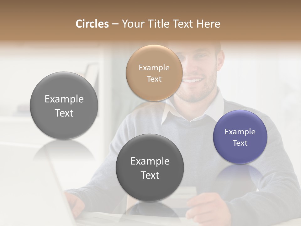 Notebook Ecommerce Business PowerPoint Template