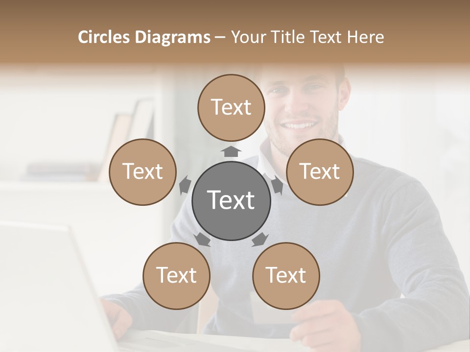 Notebook Ecommerce Business PowerPoint Template