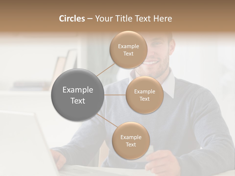 Notebook Ecommerce Business PowerPoint Template