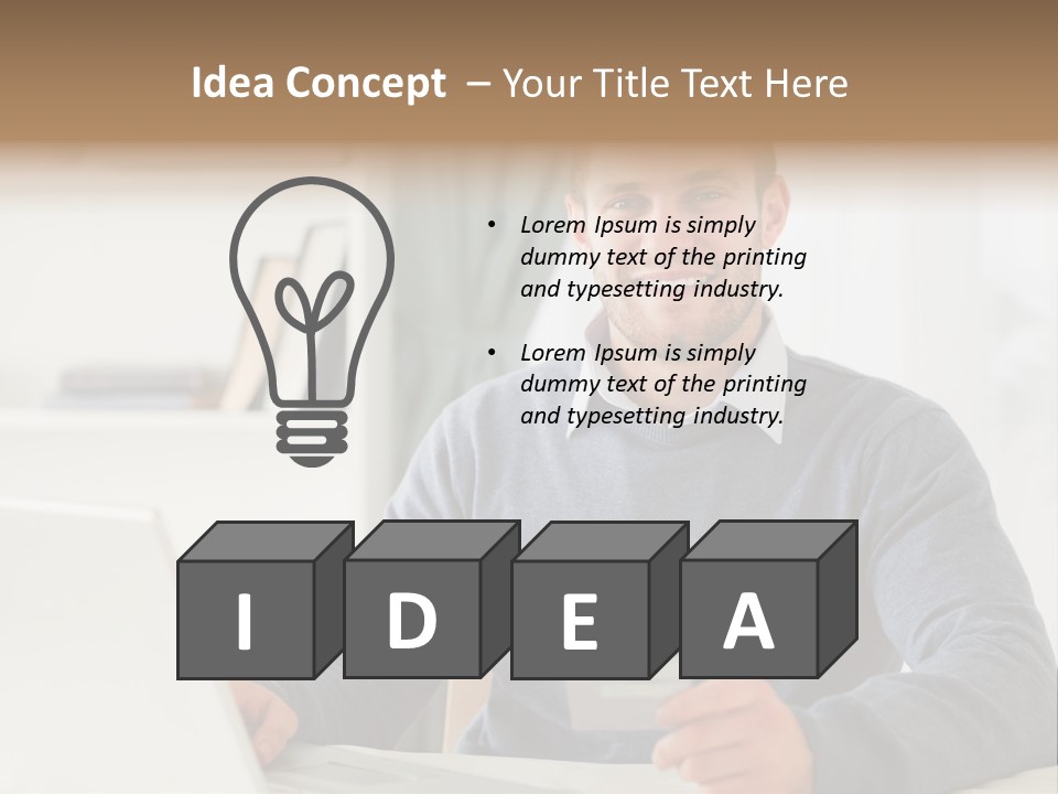 Notebook Ecommerce Business PowerPoint Template