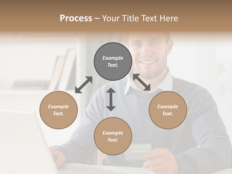 Notebook Ecommerce Business PowerPoint Template