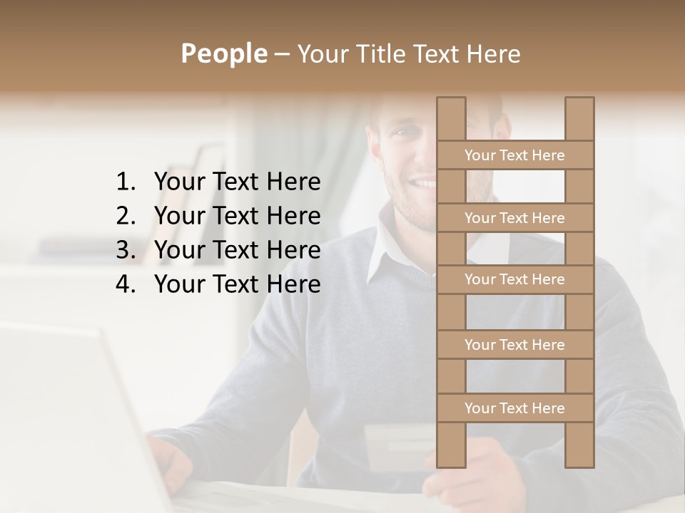 Notebook Ecommerce Business PowerPoint Template