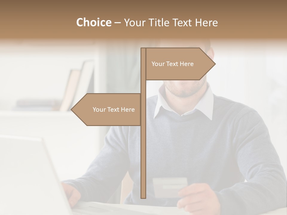 Notebook Ecommerce Business PowerPoint Template