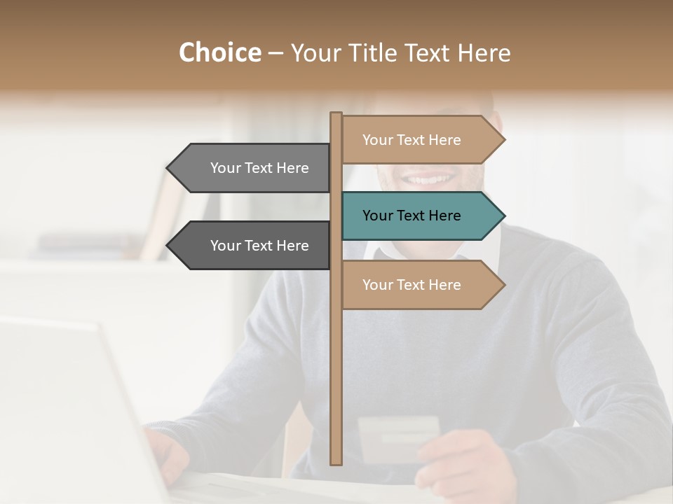 Notebook Ecommerce Business PowerPoint Template