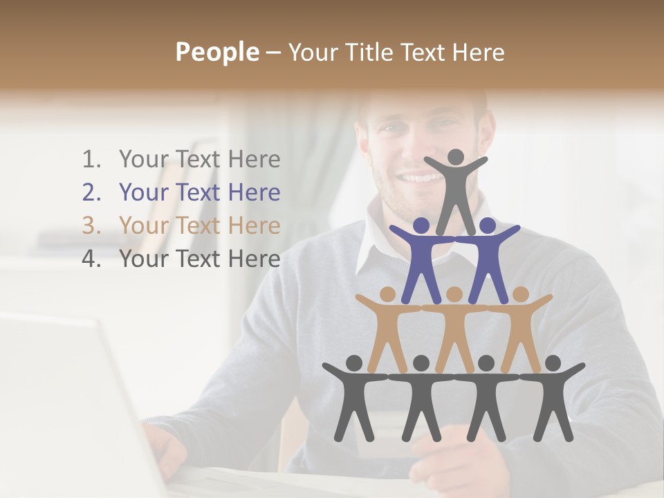 Notebook Ecommerce Business PowerPoint Template