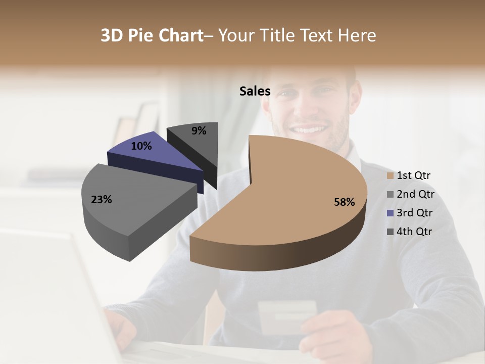 Notebook Ecommerce Business PowerPoint Template