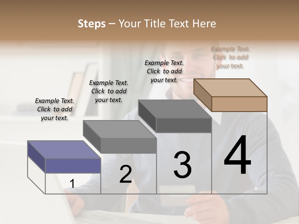 Notebook Ecommerce Business PowerPoint Template