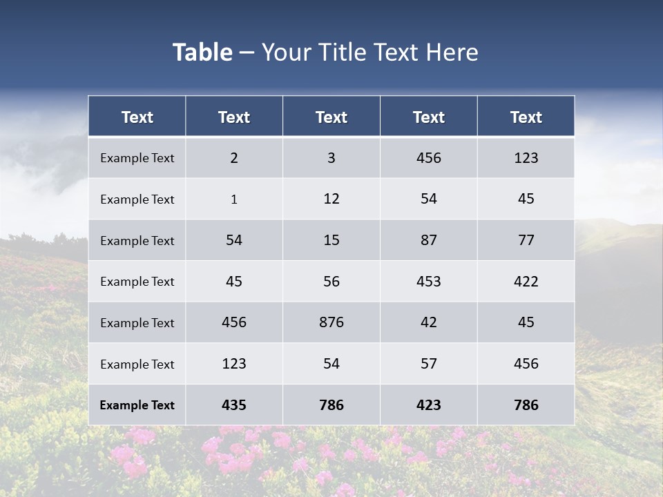 Ecology Light Morning PowerPoint Template