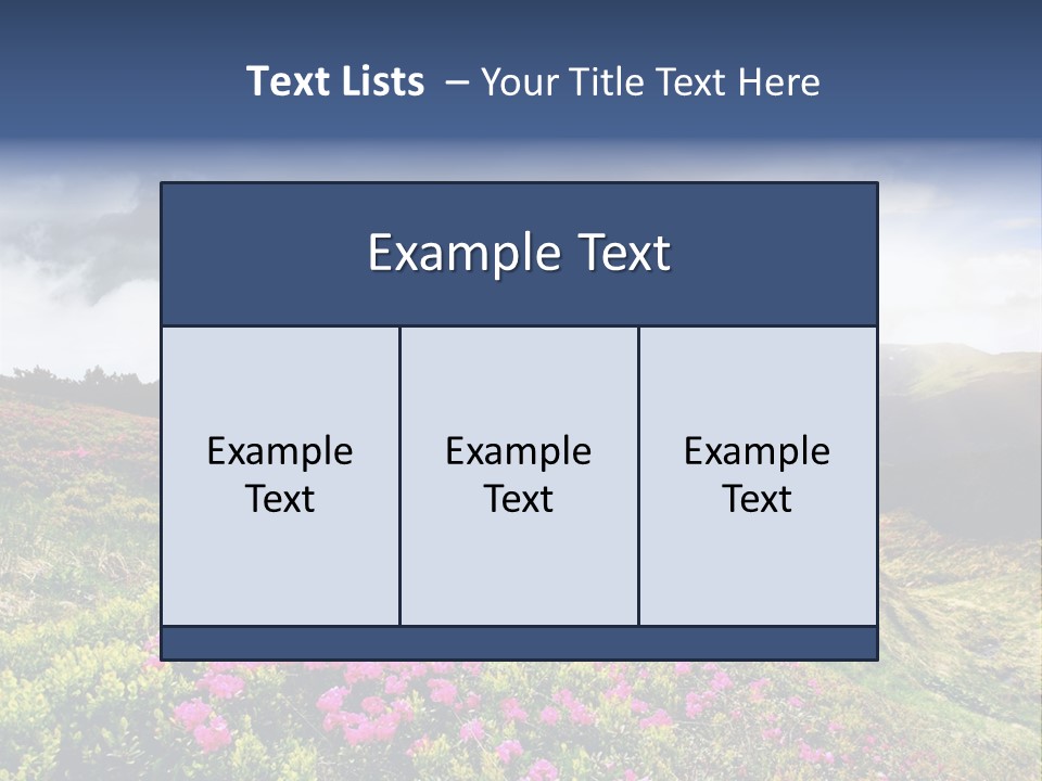 Ecology Light Morning PowerPoint Template