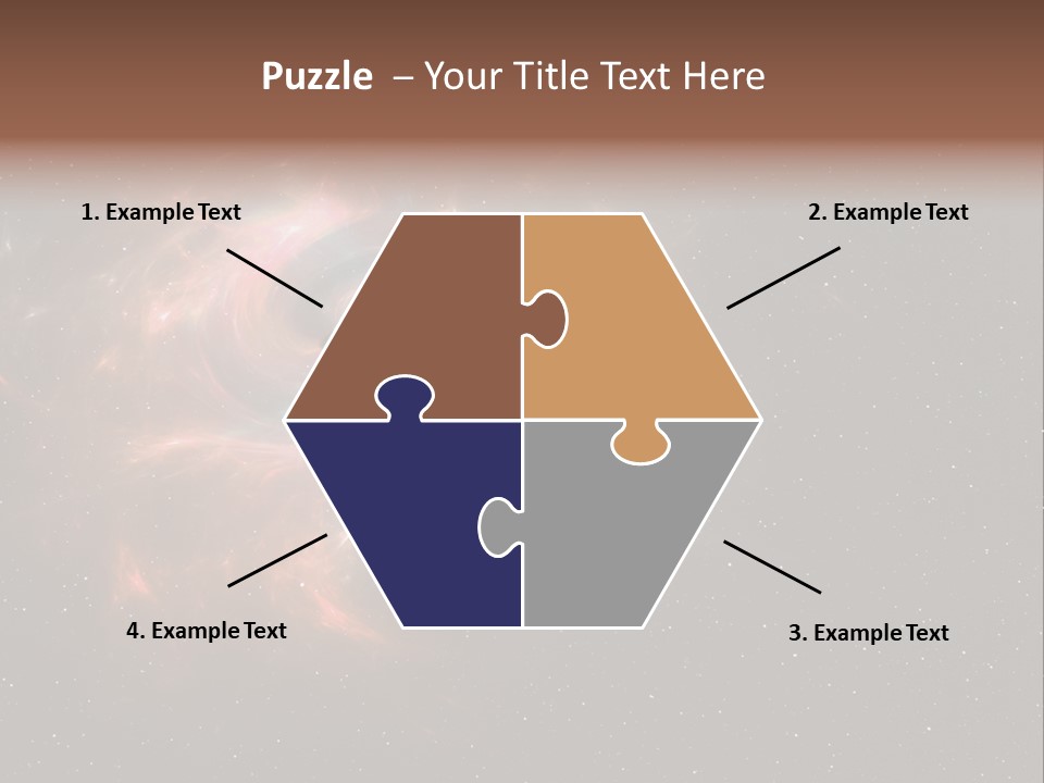 Comet Background Gravity PowerPoint Template