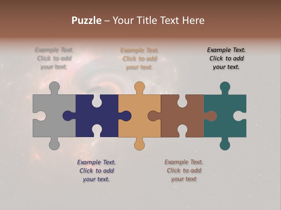 Comet Background Gravity PowerPoint Template