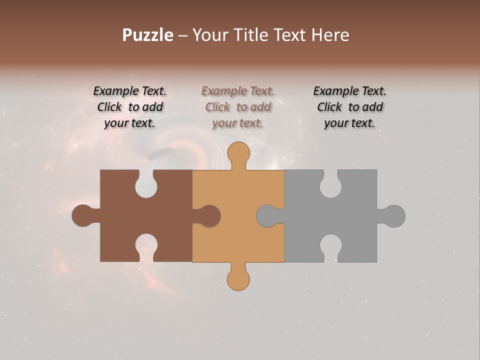 Comet Background Gravity PowerPoint Template