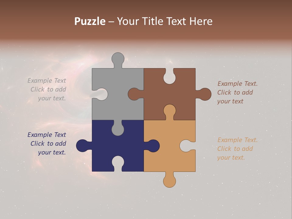 Comet Background Gravity PowerPoint Template