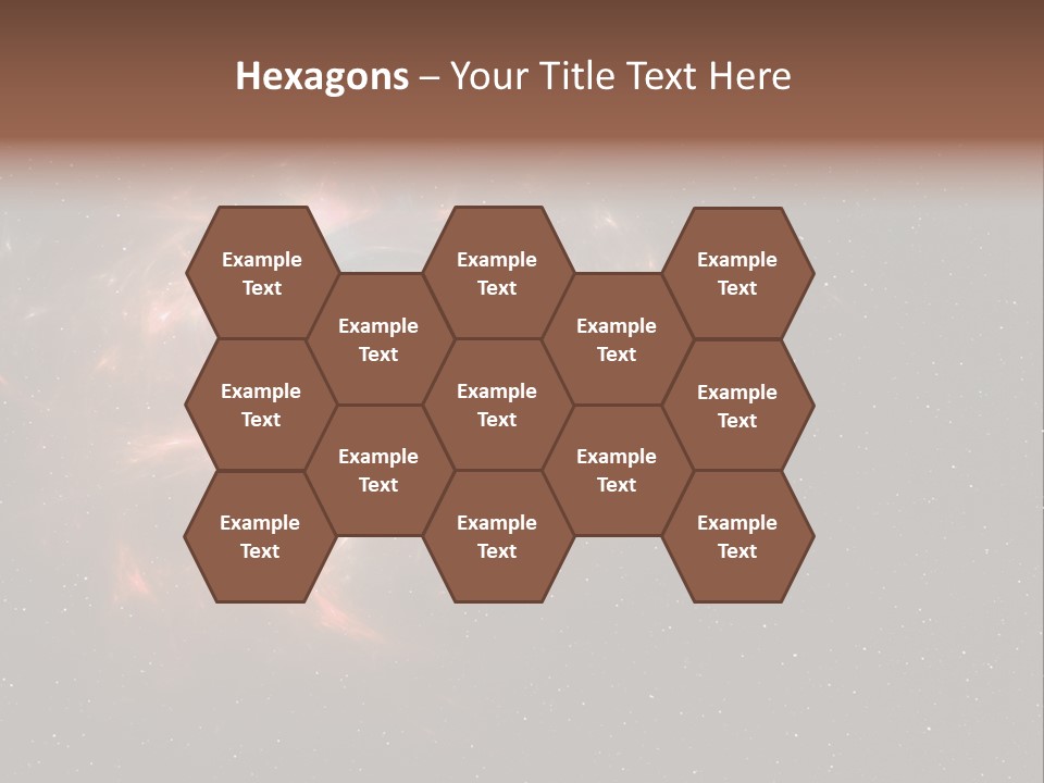 Comet Background Gravity PowerPoint Template