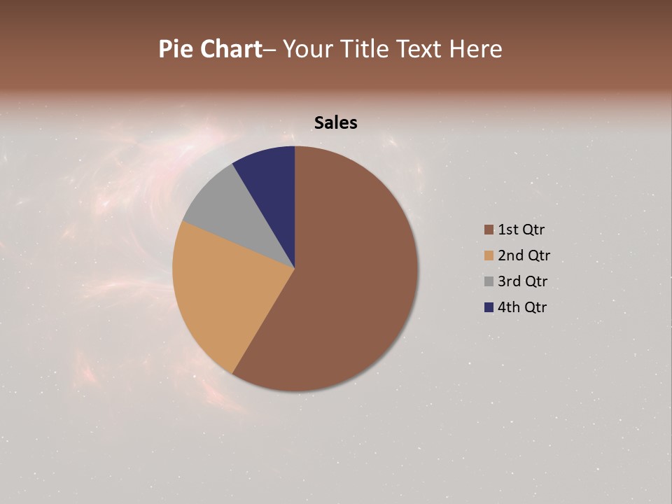 Comet Background Gravity PowerPoint Template