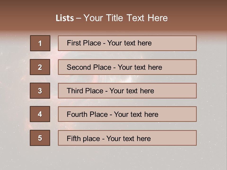 Comet Background Gravity PowerPoint Template