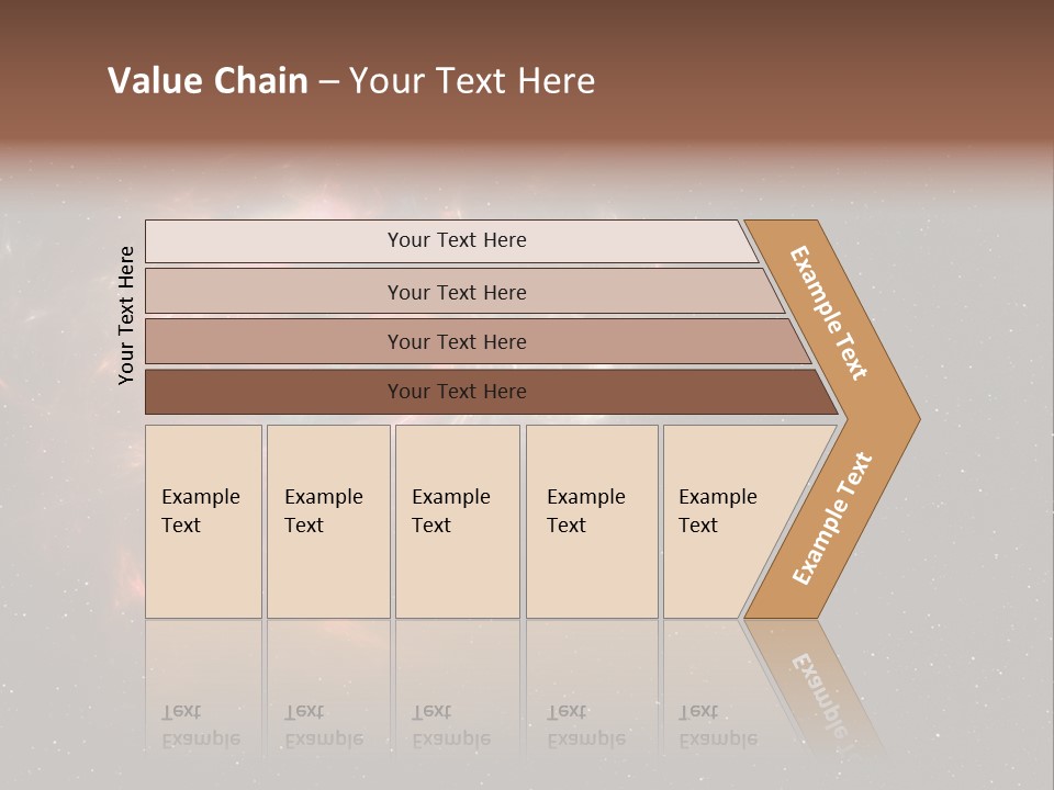 Comet Background Gravity PowerPoint Template