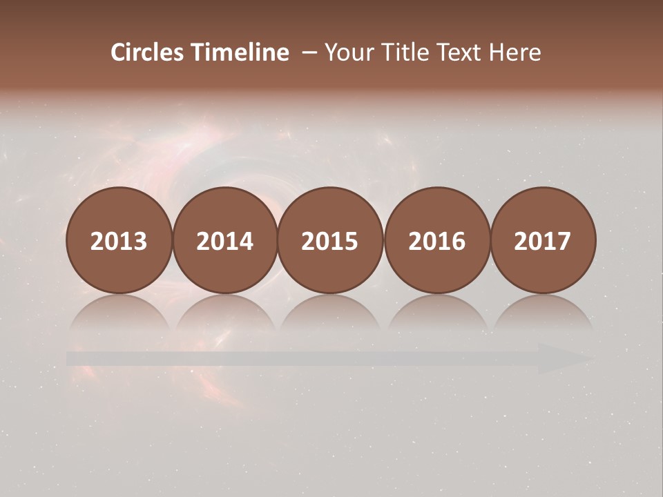 Comet Background Gravity PowerPoint Template