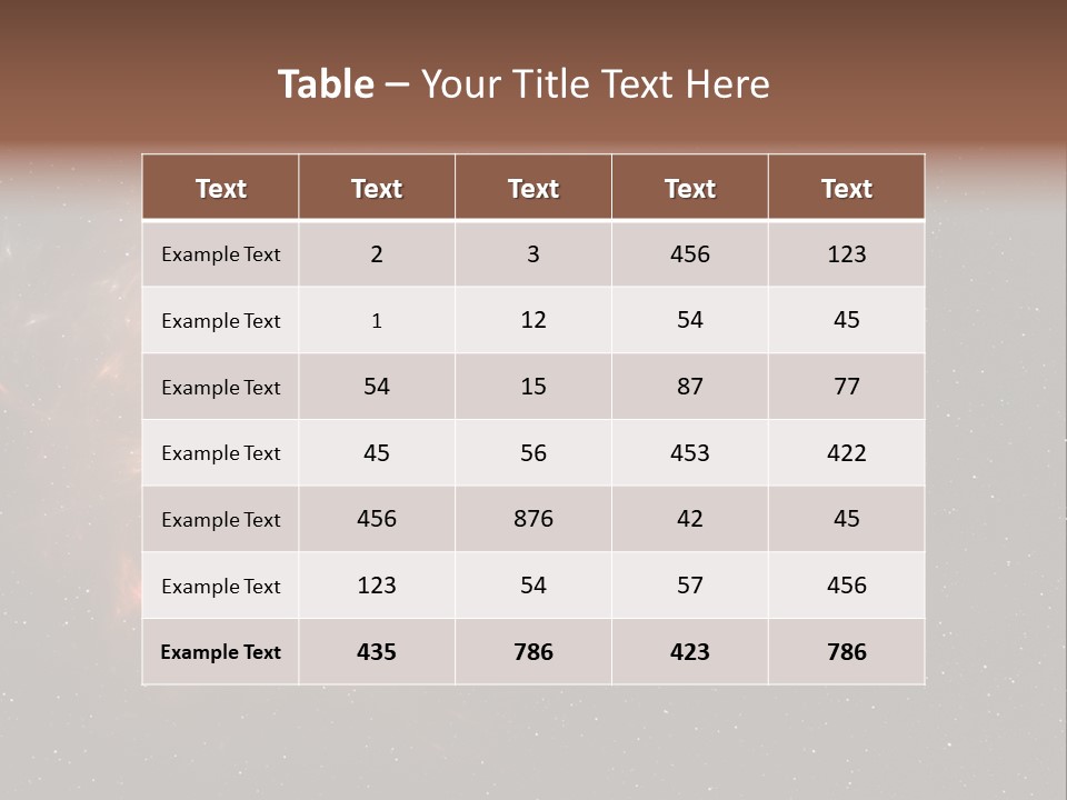 Comet Background Gravity PowerPoint Template